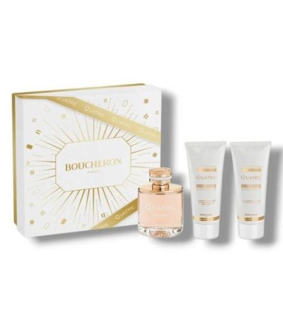Coffret Boucheron Quatre EDP 3 Pcs (100ml+Gel Douche+Body Lotion)