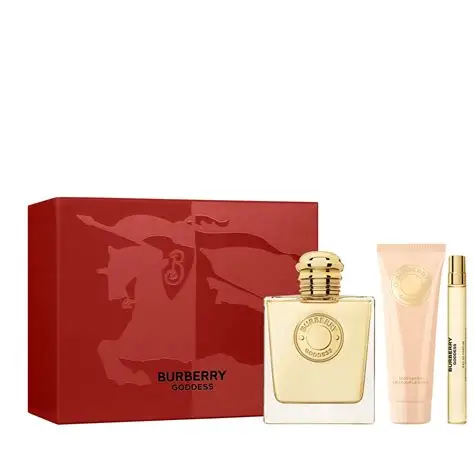 Coffret Burberry goddess 3 pcs ( EDP 100 ml + EDP 10 ml + body lotion 75 ml ) Coffret Burberry goddess 3 pcs ( EDP 100 ml + EDP 10 ml + body lotion 75 ml )
