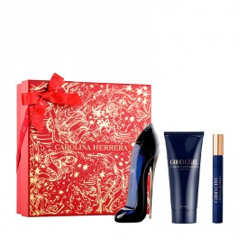 Coffret Carolina Herrera Good Girl 3 pcs ( EDP 80 ml + EDP 10 ml +lotion pour le corps 100 ml )