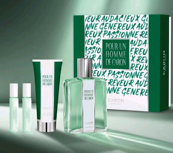 Coffret Caron Pour Un Homme de Caron EDT 4 Pcs Coffret Caron Pour Un Homme de Caron EDT 4 Pcs