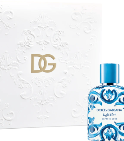 Coffret Dolce & Gabbana Light Blue Capri In Love 2 pcs (EDP 100ml + EDT 10 ml )