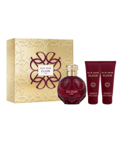 Coffret Elie Saab Elixir Love EDP 3 pcs (100ml+Gel Douche+Lait)