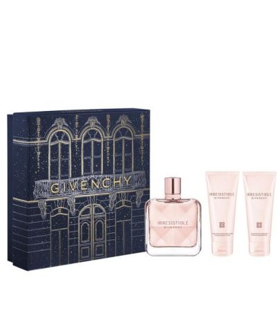 Coffret Givenchy Irresistible 3pcs  ( EDP 80ml +lait de corps 75 ml +huile de douche 75 ml )