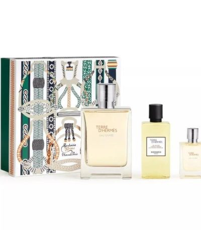 Coffret Hermès Terre d'Hermès Eau Givre EDP 3 pcs (100 ml+12.5 ml+Gel Douche)