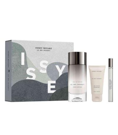 Coffret Issey Miyake le sel d'issey 3pcs (EDP 100 ml + EDP 10 ml +gel douche 50 ml)