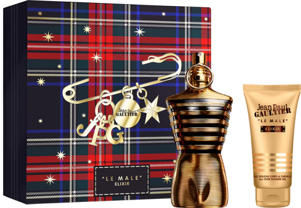 Coffret Jean Paul Gaultier Le Male Elixir 2 pcs ( parfum 125 ml + gel douche 75 ml )