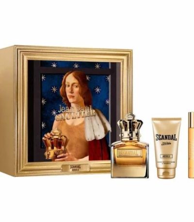 Coffret Jean Paul Gaultier Scandal Absolu 3pcs ( parfum concentré 100 ml +parfum concentré 10 ml + gel douche corps et cheveux 75 ml )