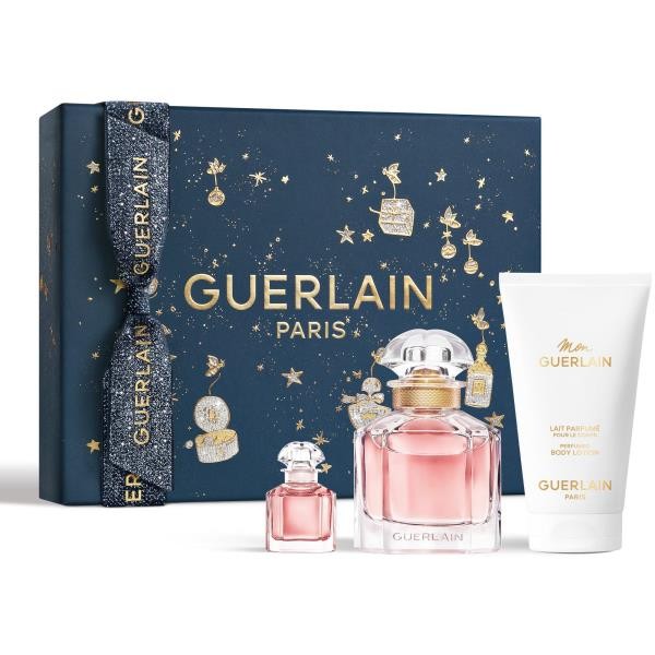 Coffret Mon Guerlain 3pcs (EDP 50 ml +EDP 5 ml + lait de corps ) Coffret Mon Guerlain 3pcs (EDP 50 ml +EDP 5 ml + lait de corps )