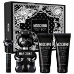 Coffret Moschino TOY BOY 4 pcs ( EDP 100 ml + EDP 10 ml +baume apres rasage 100 ml + gel douche 100 ml )