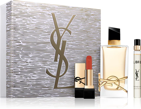Coffret Yves Saint Laurent Libre 3 pcs  (EDP 10ml + EDP 90 ml +mini lipstick )