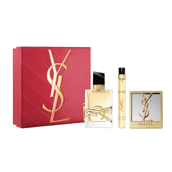 Coffret Yves Saint Laurent Libre 3pcs  ( EDP 10ml +EDP 50ml +miroir )