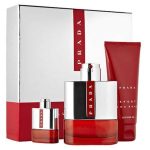 Coffret prada sport luna rossa 3 pcs ( EDT 100 ml + EDT 9 ml + gel douche 100 ml )