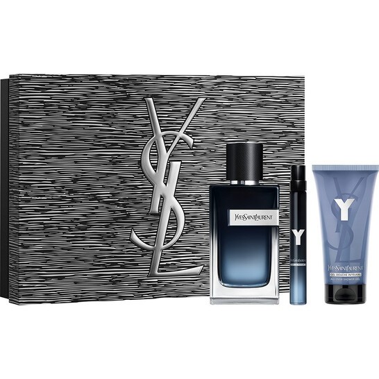 Coffret yves saint laurent 3pcs   ( EDP 10 ml +EDP 100 ml +gel douche 50ml )