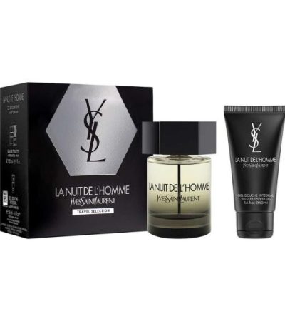 Travel Yves Saint Laurent La Nuit de l'Homme EDT (100 ml+Gel Douche)